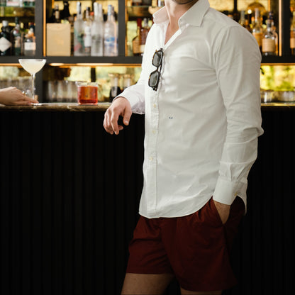 Brandy sartorial-style swim shorts