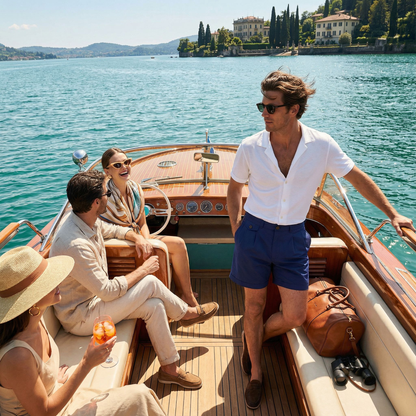 Costume sartoriale tinta unita Blu Navy