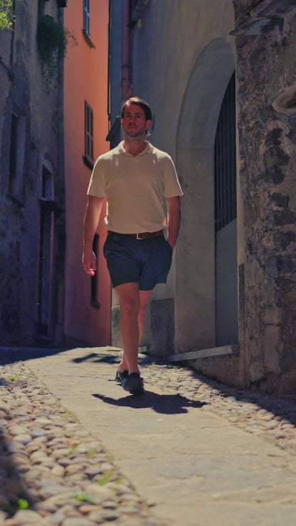 Green Forest sartorial-style swim shorts